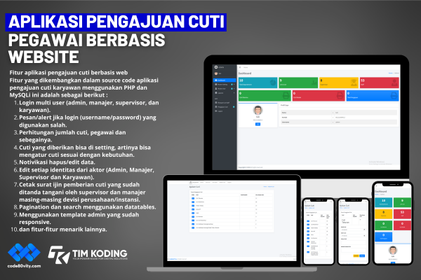 Source Code Aplikasi Pengajuan Cuti Karyawan Berbasis Website