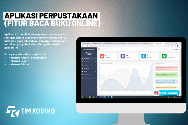 APLIKASI PERPUSTAKAAN (FITUR BACA BUKU ONLINE)
