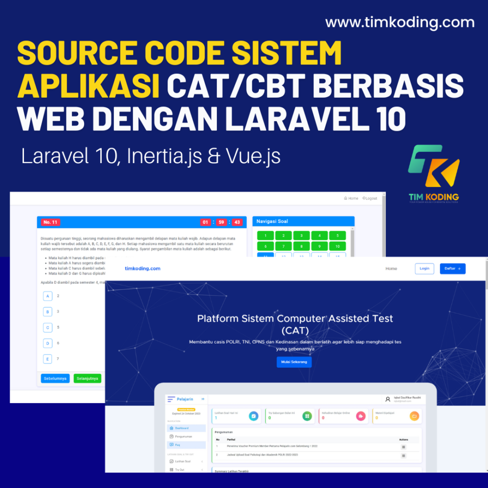 Aplikasi Ujian Online CBT (Computer Based Test) Berbasis Web