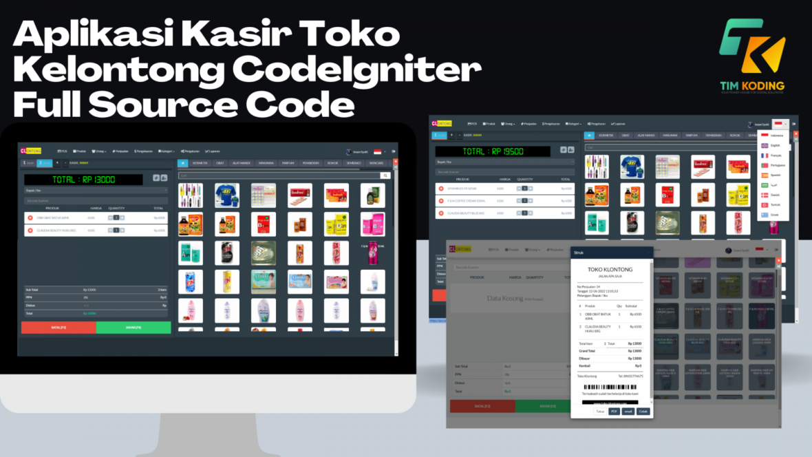 Aplikasi Point of Sale (POS) Kasir untuk Toko Retail