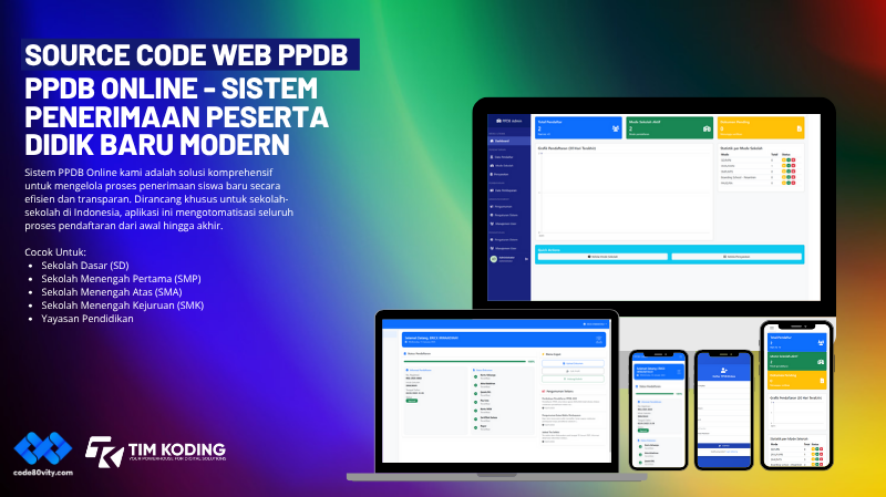 Aplikasi Pendaftaran Penerimaan Peserta Didik Baru (PPDB) Online Berbasis Web