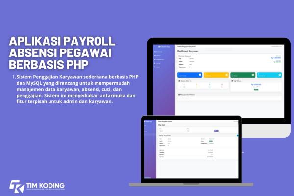 Aplikasi Payroll Absensi Pegawai Berbasis PHP
