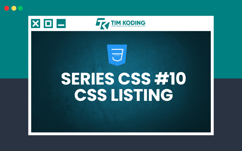 Series Mahir CSS #9 : CSS Border